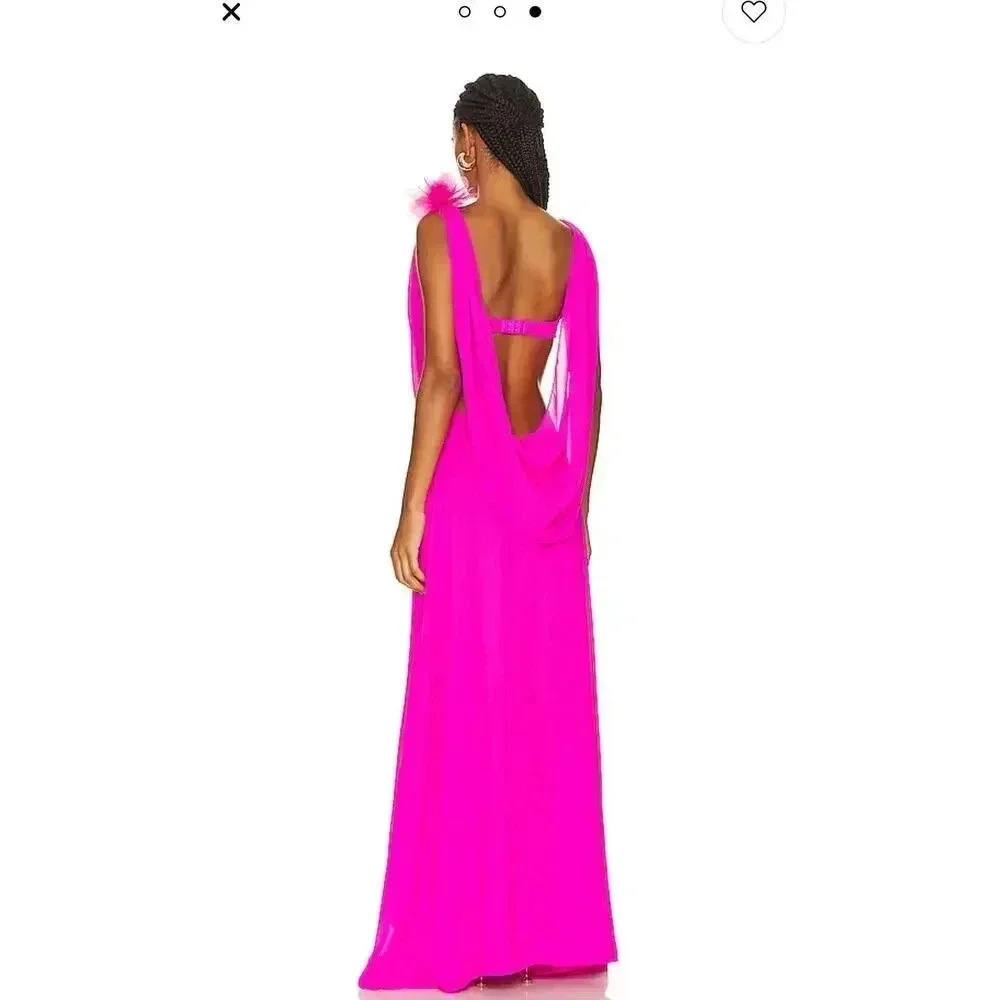 NEW- NWT For Love & Lemons Davis Gown Pink Size XS - Picture 3 of 7